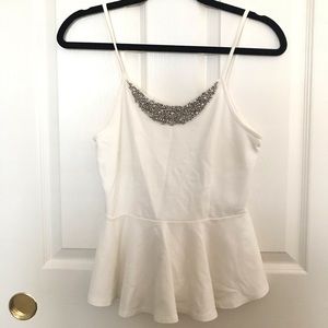 White formal top!